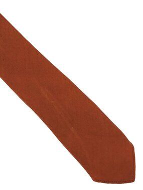 Vtg Botany Brand Gabartones 30s 40s Spice Brown Wool Bias Cut Necktie Tie 3 x 52